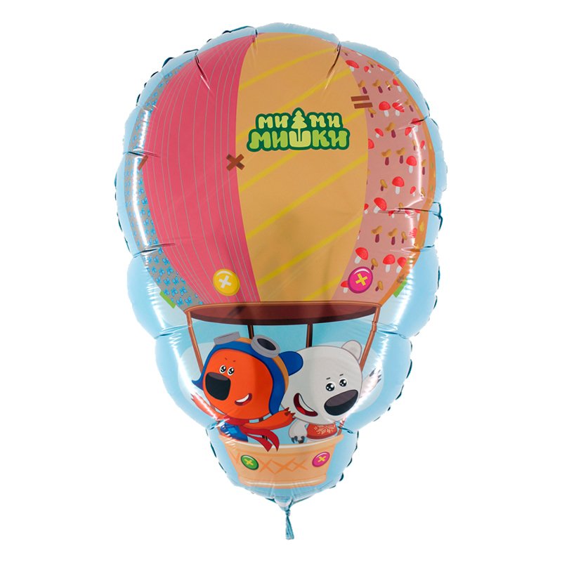 Ит Ми-ми-мишки на воздушном шаре, Grabo, 28"/71 см 1 шт