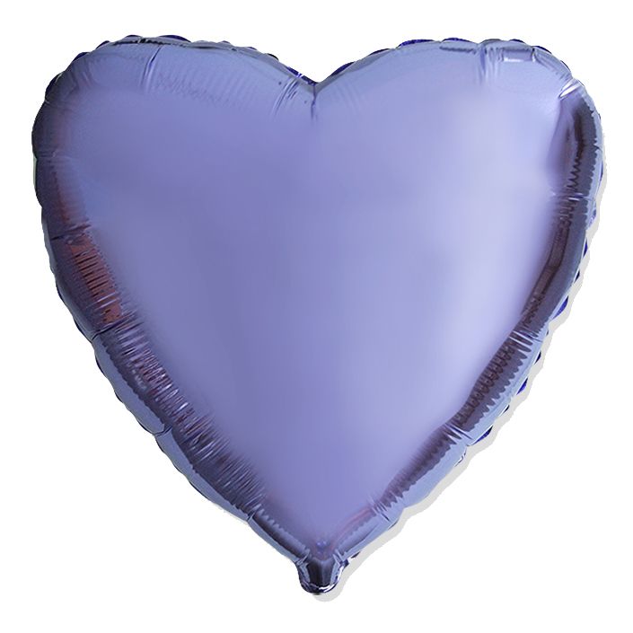 И18 Сердце, Сиреневый, Flexmetal, 18"/46 см, 1 шт