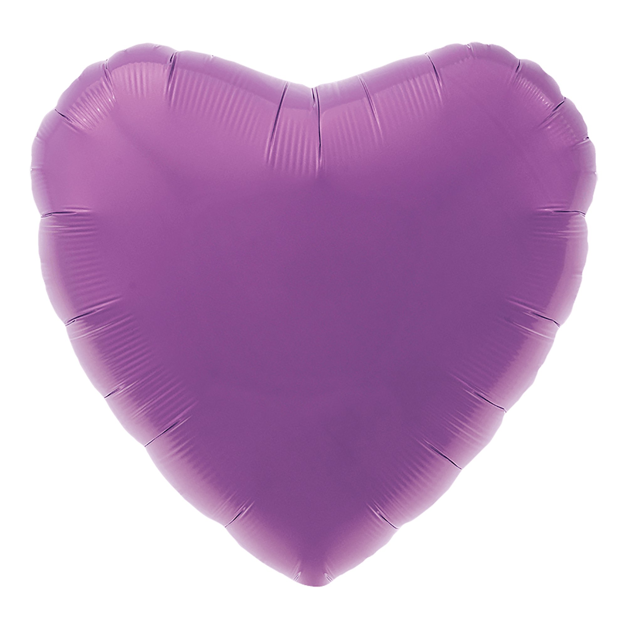 Аг18 Сердце, Пурпурно-фиолетовый, Agura, 18"/46 см, 1 шт